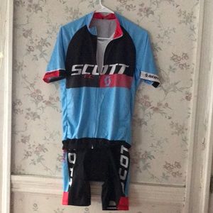 Scott bicycle cycling jersey shirt athletic set L